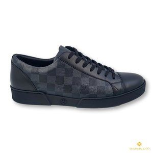 Louis Vuitton Men's Black Damier Graphite Match-Up Sneaker